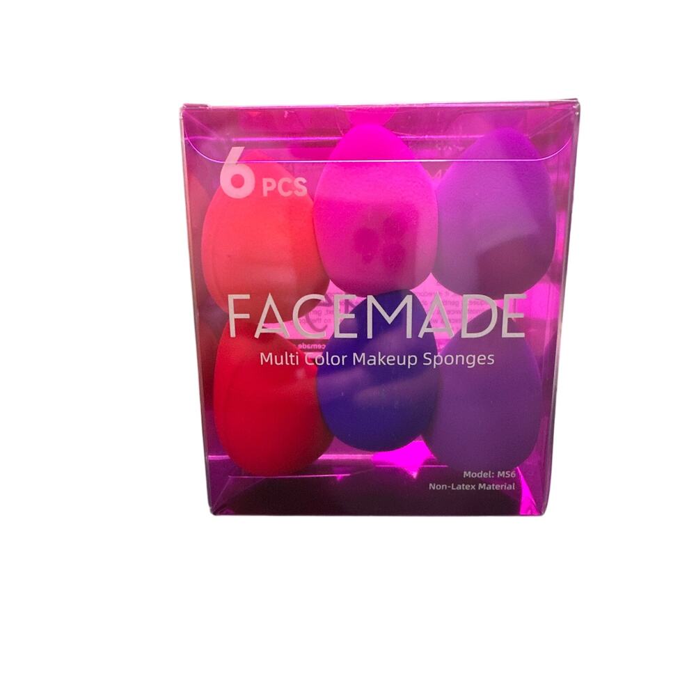Facemade Mullti Color Makeup Sponges 6